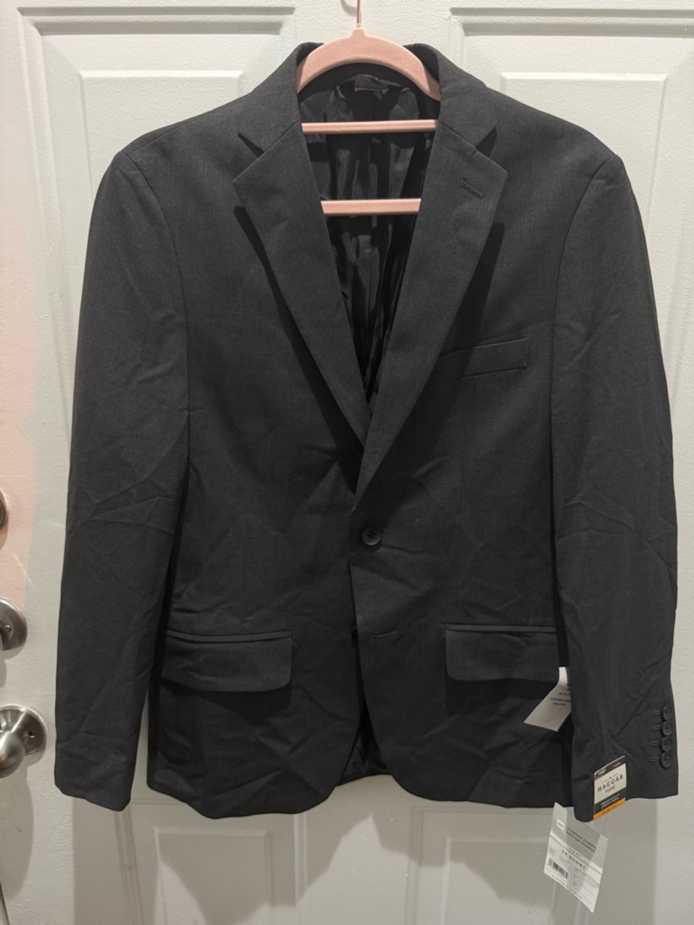 Haggar Black Single-Breasted Suit Jacket - Read Description